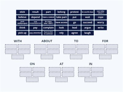 Verbs with prepositions