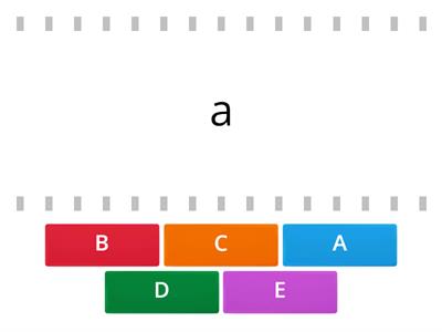 Uppercase & Lowercase Letter Matching