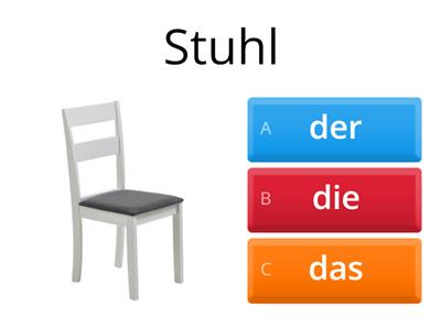 Möbel der/die/das