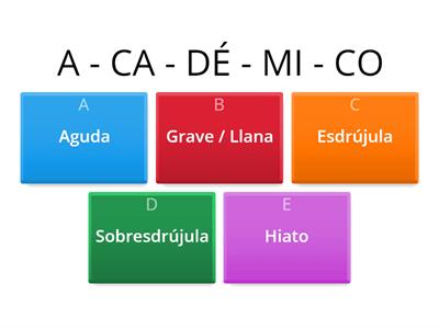 7º GRADO - ACENTUACIÓN GRÁFICA