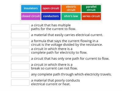 Basic Circuit Vocabulary