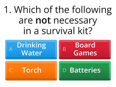 Chapter 7 Pre-Test: Natural Disasters