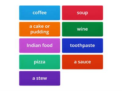 food adjectives with -y - C12 Maite