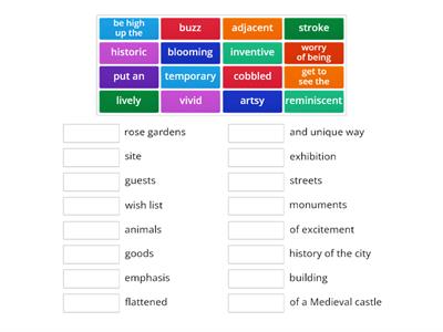 C1 Collocations voc places