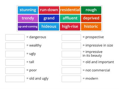 Outcomes Upper-Inter Unit 2.1 vocabulary