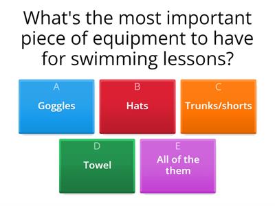 Swimming Quiz