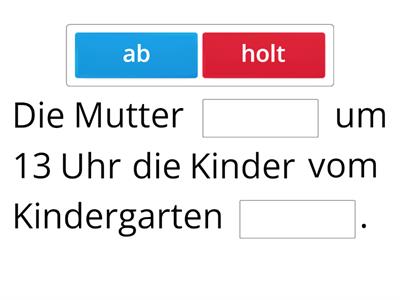 Logisch A1 E05 KB 56 Nr.4b). Finde das passende Verb und ergänze mit richtigem Form