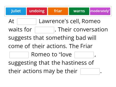 Romeo and Juliet Act 2 Scene 6