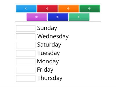 Days of the Week