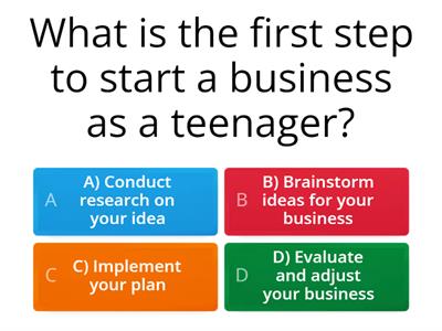 How to start a business as a teenager - TEXT 