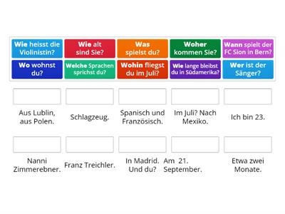 A1- W-Fragen