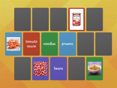 Food memory game OU4 U3