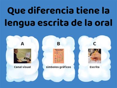 lengua y literatura lengua escrita o oral 