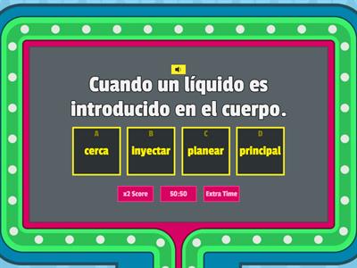 Palabras de la Semana 7 (Q1W7) -Game Show