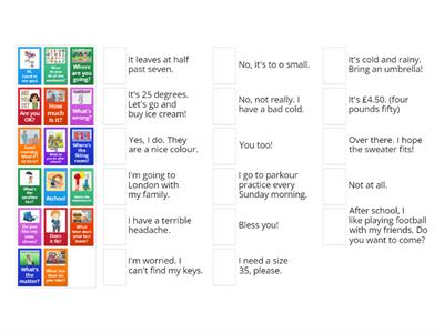 Match the phrases 2