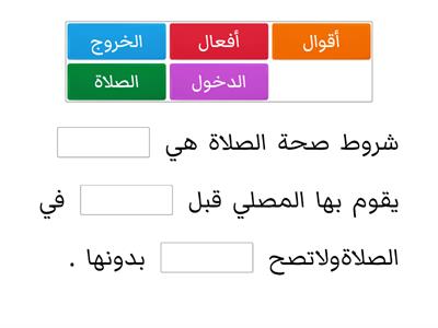 شروط صحة الصلاة