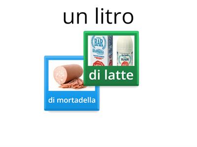  Cibi e quantità