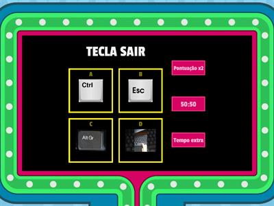 Informática - Função das teclas - Computador