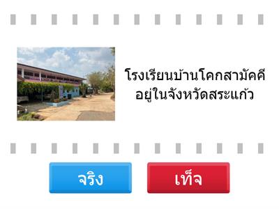 จริงหรือเท็จ โรงเรียนของฉัน