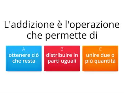 Ripasso sulle quattro operazioni