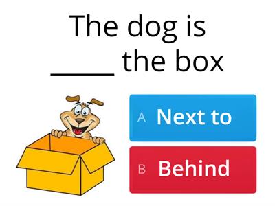 6° Prepositions of place