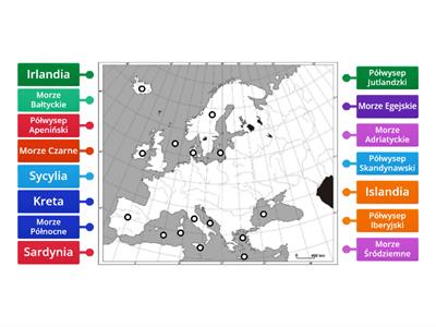 Linia brzegowa EUROPY - Quiz