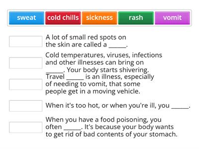 illnesses' symptoms