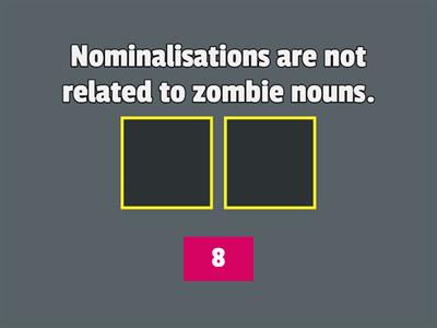 Beware of nominalisations (aka Zombie nouns) 