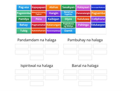 HIRARKIYA NG PAGPAPAHALAGA