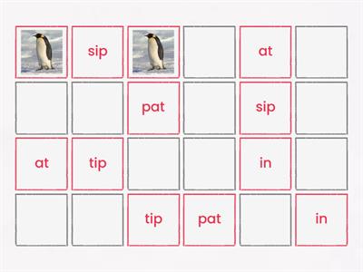 Reading Readiness Matching Pairs