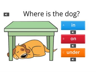 Opposite next to behind between - Teaching resources