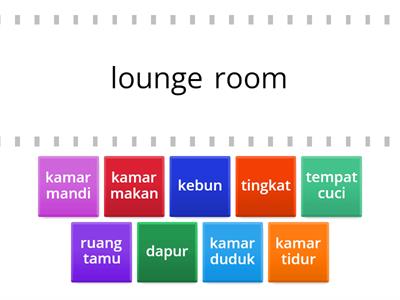 Rooms of the house - Indonesian