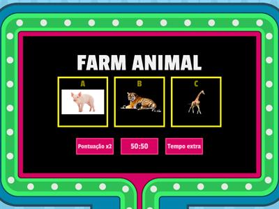 FARM AND WILD ANIMALS