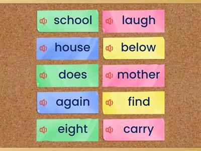 Unit 3 Week 1 - High Frequency Words
