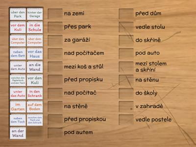 Nj 8 - Předložky se 3. a 4. pádem