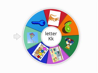 letter k Spin the wheel -