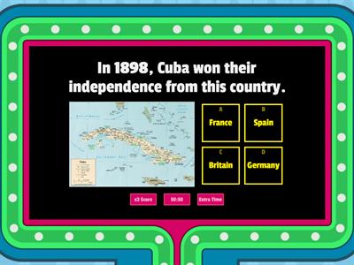 Modern Latin America Quiz Game