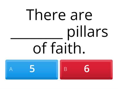 Topic - The Six Pillars of Faith (Rukun Iman).