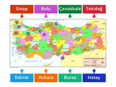 Türkiye - Şehir Bulma Oyunu