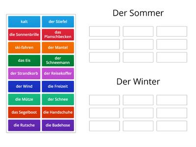 Der Sommer - Der Winter