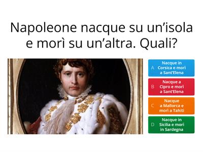 Quiz su Napoleone Bonaparte