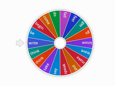 Irregular verbs