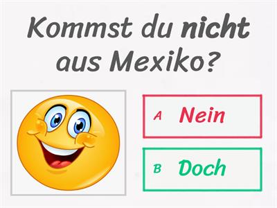 BF/A1/L4 - Nein/Doch Fragen (Quiz)