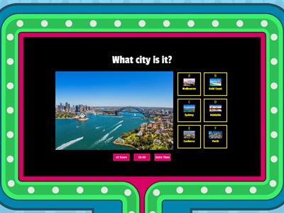 Gameshow Quiz: Name that city - Australia
