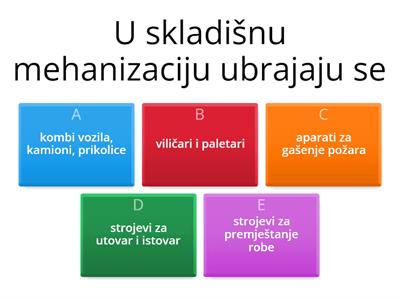 Poslovi skladištara