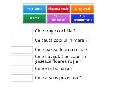 Poveste cu un copil și un peștișor argintiu , Ada Teodorescu 