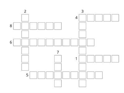 Rules of the class crossword