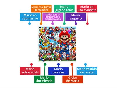 Habilidades cognitivas: Discriminación visual de Mario Bros