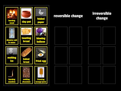 reversible & irreversible changes