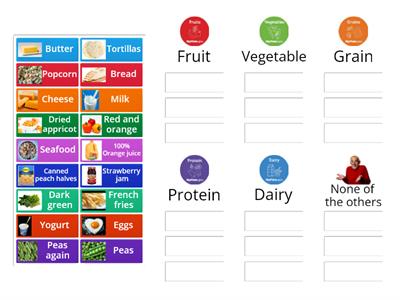 MyPlate Food Groups 
